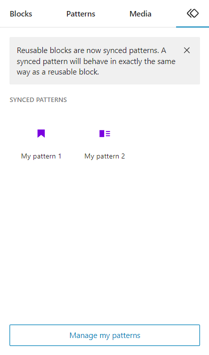 wordpress gutenberg synced pattern3